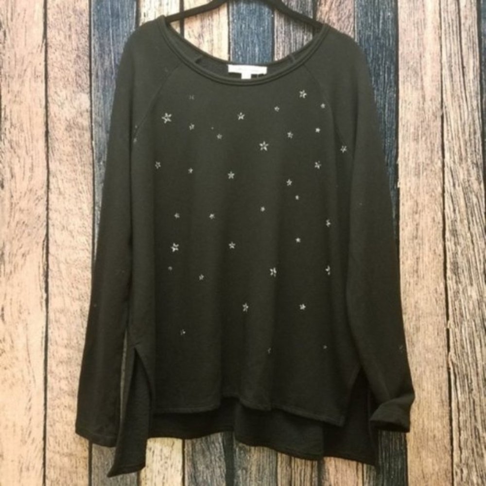 Karen Kane Amazingly Soft Stars Print Sweatshirt
